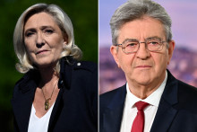 Marine Le Pen arrive en tête des sondages, devant Jean-Luc Mélenchon qui pourrait accéder pour la première fois au second tour.