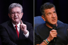 Jean-Luc Mélenchon et Matthieu Pigasse.