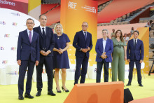 Bruno Retailleau, Raphael Glucksmann, Marine Le Pen, Édouard Philippe, Jean-Luc Melenchon, Marine Tondelier et Gabriel Attal réunis par le Médef le 27 août à Roland-Garros