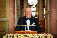 Le roi Harald V de Norvège le 12 décembre 2021.