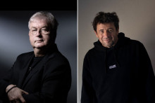 Dominique Besnehard et Patrick Bruel.