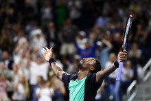 Gaël Monfils, lors du premier tour de l'US Open à New York, le 1er septembre 2026.
