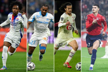 Malick Fofana (ex-OL), Quinten Timber (ex-OM), Ayyoub Bouaddi (ex-Lille) et Mathias Fernandez-Pardo (ex-Lille).