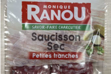 Le site Rappel Conso a annoncé le rappel d'un saucisson sec vendu chez Intermarché.