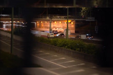 Le radar mobile temporaire installé sur le boulevard périphérique, au niveau de la porte de Montreuil, piège de nombreux automobilistes roulant à plus de 30km/h.