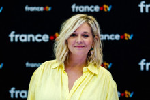 L'animatrice Flavie Flament à Paris le 8 juillet 2025.