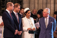 William Harry, Meghan et Charles en mars 2019