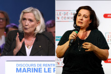 Marine Le Pen et Emmanuelle Cosse