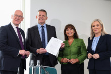 John Swinney, Rhun ap Iorwerth, Mary Lou McDonald et Michelle O'Neill