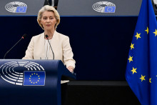 Ursula von der Leyen lors de son discours le 16 septembre 2026.