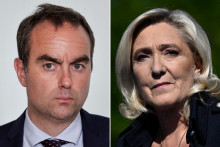 Sébastien Lecornu et Marine Le Pen