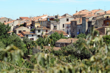 Une vue de la ville de Céret