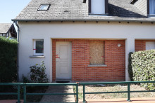 La maison où une fillette de 5 ans a été retrouvée morte à Blois, le 21 septembre 2026.