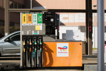 Une station service TotalEnergies à Toulouse