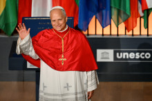 Le pape Léon XIV, à l'Unesco, le 25 septembre 2026