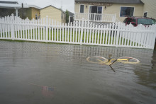 La tempête "nor'easter", le 27 septembre 2026 à North Wildwood, dans le New Jersey.