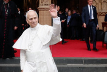Le pape Léon XIV a présidé une messe dans la cathédrale Saint-Étienne de Metz le 28 septembre 2026.