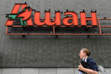 La version russe du distributeur Auchan (Illustration).