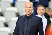 Le sélectionneur de l'équipe de France lors de la victoire des Bleus contre la Belgique en Ligue des nations, le 28 septembre 2026 à Bruxelles.