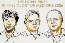 Le prix Nobel de médecine 2026 est décerné à l'Américain Karl Deisseroth et aux Allemands Peter Hegemann et Georg Nagel.