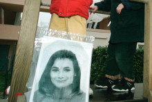 Commémoration d'Angélique Dumetz, en mars 1999