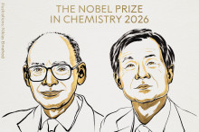 Les lauréats du prix Nobel de chimie 2026.