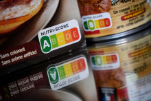 Illustration des échelles de score nutritionnel, à Nantes, le 28 février 2023.