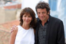Sophie Marceau et Patrick Bruel pour l'avant-première du film "Tu veux ou tu veux pas" au festival d'Angoulême le 22 août 2014.