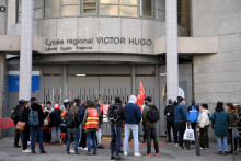 Le lycée Victor Hugo à Marseille (Illustration)