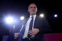 Raphaël Glucksmann après sa victoire à la primaire sociale-démocrate, le 11 octobre 2026 à Paris.