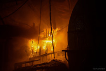 L'incendie du marché des Enfants rouges, dans le 3e arrondissement de Paris le 12 octobre 2026.