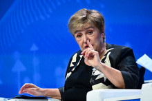 La directrice générale du FMI, Kristalina Georgieva, prend la parole à Bangkok, le 13 octobre 2026.