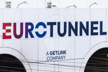 Le logo de l'Eurotunnel le 2 avril 2026.
