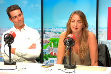 Rosalie et Dimitri au micro de Faustine Bollaert