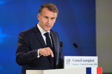 Emmanuel Macron à Bruxelles le 16 octobre 2026