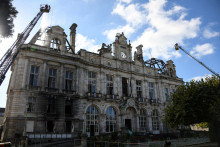 La mairie de Limoges a été détruite par un incendie volontaire samedi 17 octobre.