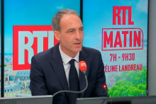 Raphaël Glucksmann, dans le studio de RTL, le 19 octobre 2026