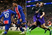 Les Parisiens Ousmane Dembélé et Désiré Doué d'un côté, les Barcelonais Lamine Yamal et Fermin Lopez de l'autre.