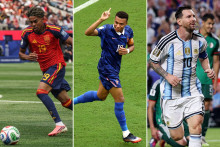 Lamine Yamal, Kylian Mbappé et Lionel Messi