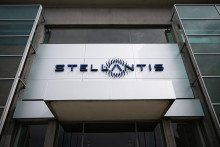 Le logo du groupe Stellantis. (Illustration)