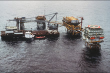 Une plateforme pétrolière au Gabon (illustration)