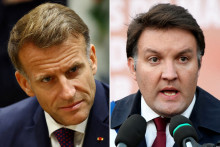 Emmanuel Macron et Guillaume Guérin