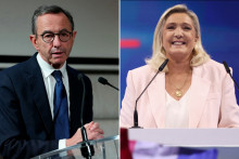 Bruno Retailleau et Marine Le Pen