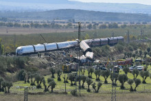 Les deux trains s'étant percutés près de Tolède en Espagne dans un drame ferroviaire majeur, le 28 octobre 2026.