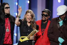 Les Black Eyed Peas à la cérémonie des NRJ Music Awards le 21 janvier 2006.