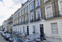Cambridge Street, la rue où se trouve l'ambassade du Monténégro à Londres.