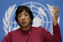 Navi Pillay, Haut-commissaire en charge des Droits de l'Homme à l'ONU, le 2 décembre 2013