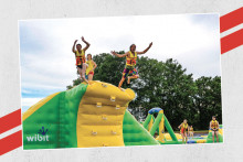 L'aquapark à Aventures Sud Gironde