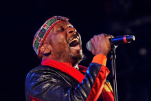 Jimmy Cliff en concert sur la scène Landaoudec lors du festival du bout du Monde à Crozon dans le Finistère (France)