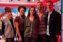 Waxx, Solann et Axelle Saint-Cirel dans Le Double Expresso